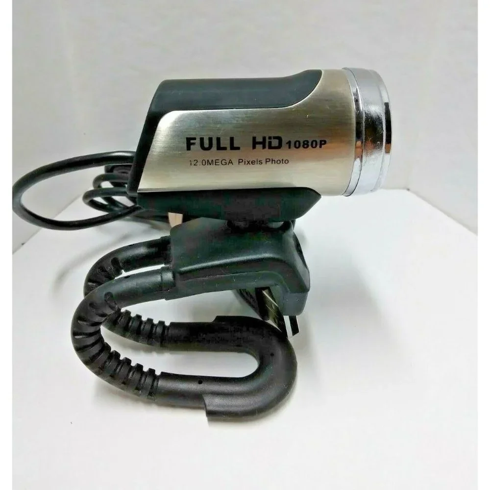 AUSDOM AW615 1080p PC WebCam 12MP with‎ Built-in Mic